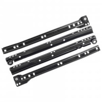 Направляющие роликовые 300/0,8 мм черный (комплект 2шт, цена за комплект) (25) StahlBuro