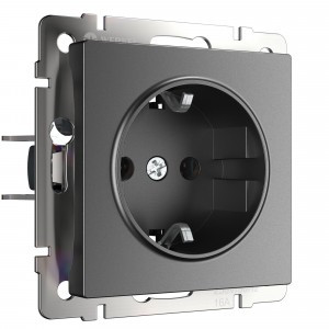 Werkel мех. роз. СУ 1 мест. 16А, земля (графит матовый) W1171064 a063103