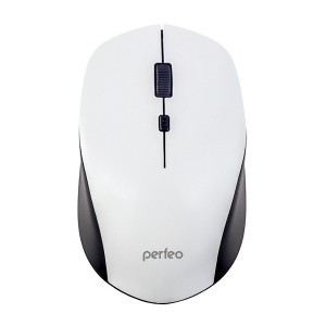Мышь беспроводная оптическая Perfeo STRONG, 4 кн, 800-2400 dpi, USB, белая (PF_A4771)