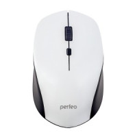 Мышь беспроводная оптическая Perfeo STRONG, 4 кн, 800-2400 dpi, USB, белая (PF_A4771)