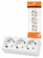 TDM Ладога роз. ОУ 3 мест. 16А бел. (земля, шторки) (6!) SQ1801-0127