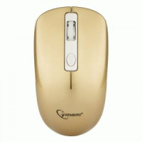 Мышь беспров. Gembird MUSW-400-G, 2.4ГГц, роз/золот, бесшум клик, 4кн, 1600dpi, BL