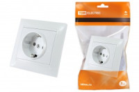 TDM Лама роз. СУ 1 мест. 16А бел. (земля, шторки) (10!) SQ1815-0011