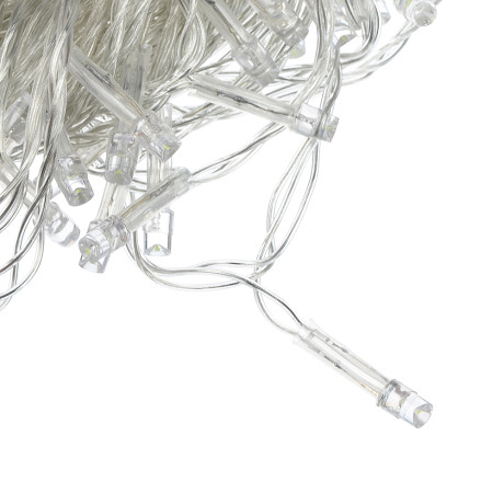 СНОУ БУМ Гирлянда эл. вьюн 9м, 100 LED, шампань, пост. свечение, ПВХ прозрачный, 220В