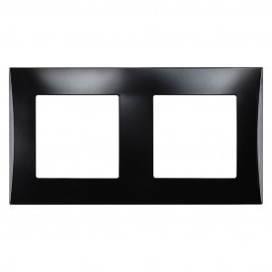 Smartbuy Вега рамка СУ 2 мест.(горизонт) черная (SBE-08b-00-FR-2)