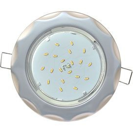 Ecola GX53 H4 св-к "Звезда" Серебро-Жемчуг 38x116 FT81H4ECB (10!)