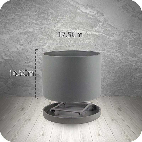 Горшок 2,85л серый 103/17.5-3 х12