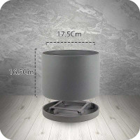 Горшок 2,85л серый 103/17.5-3 х12