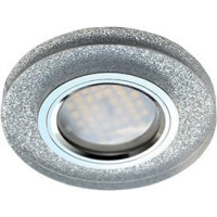 Ecola DL1650 MR16 GU5.3 св-к  Круг Стекло Серебряный блеск/Хром 25x95 FS1650EFF (10!)