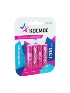 Ак-р Космос R03/AAA 1100mAh Ni-MH BL4