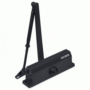 Доводчик дверной NOTEDO DC-180 легкий характер BLACK до 180 кг черный (10)