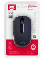 Мышь беспроводная бесшумная Smartbuy ONE 262AG черная (SBM-262AG-K) /40