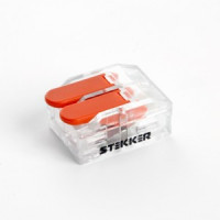 STEKKER клемма СМК с рычагом компакт. LD221-612, 2х(0,5-6мм2) 41A (уп.100шт, цена за шт) 39863
