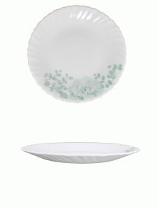 Тарелка десертная Зеленый сад 19см стекло (кратность 6шт!!!) МФК MFK21054