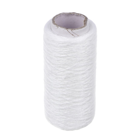 Нитки полиэстер, намотка 200м, белые, плотность 40