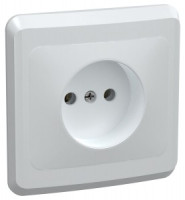 IEK ВЕГА РС10-2-ВБ роз. СУ 1 мест. 10А белый ERV10-K01-10-DM