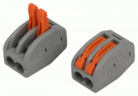 ЭРА клемма СМК 222-412 с рычагами 2x(0,08-2,5(4)мм2), 32А (уп.100шт, цена за уп) 67937