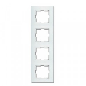 VIKO by Panasonic KARRE рамка 4 мест. (вертик.) бел. 90960223