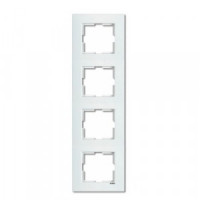 VIKO by Panasonic KARRE рамка 4 мест. (вертик.) бел. 90960223