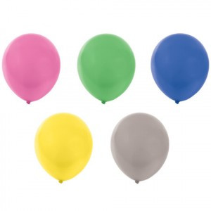 Шары воздушные ЗОЛОТАЯ СКАЗКА, 12" (30 см), КОМПЛЕКТ 10 штук, перламутровые, ассорти 5цв., пакет, 10