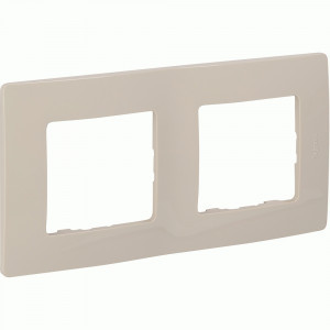 IEK ETIKA рамка СУ 2 мест. сл. кость 672512