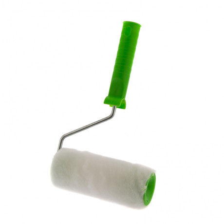 Валик "Искусственный мех" с ручкой, 150 мм, ворс 15 мм, D 48 мм, D ручки 6 мм, полиэстер Сибртех