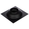 Трап 100х100 мм, вертикальный, с защит. от запахов, внеш/внутр d=40/37 мм, нержав. сталь, черный
