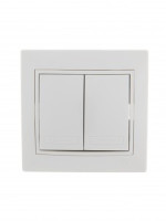Lezard Мира выкл. СУ 2 кл. 10А бел. (корпус PC) 701-0202-101