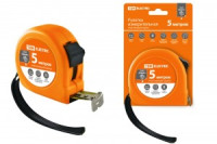 TDM Гранит рулетка 5м 3 фиксатора, пласт. корпус, шир.19мм (12!) SQ1018-0102