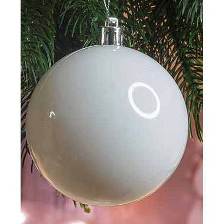 Шар JY-09-8 4 шт 8 см Жемчуг белые (72)