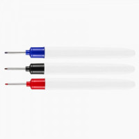 Park Маркер перманентный, стержень 20мм, линия 0,7мм (3шт/уп,цена за уп) чер,син,крас (24!) 109863