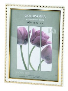 Фоторамка Interior Office пластик 981 21х30 молоко 3864