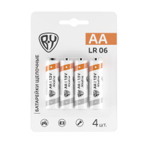 Батарейки AA BY Promo (LR06) 4шт в блистере, щелочные 1.5V
