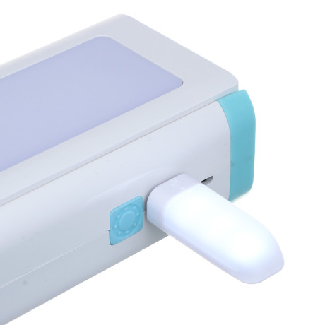 ЕРМАК Фонарь-светильник, LED, 3 режима, 1200мАч, пластик, 73х48х157, функция Power-bank, зарядка USB