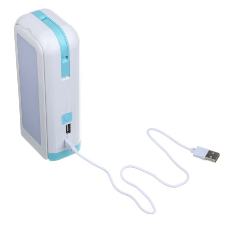 ЕРМАК Фонарь-светильник, LED, 3 режима, 1200мАч, пластик, 73х48х157, функция Power-bank, зарядка USB