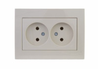 Lezard RAIN роз. СУ 2 мест. крем, керамика (корпус PC) 703-0303-128