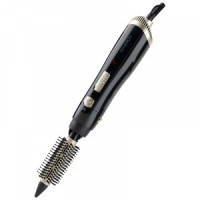 Фен-расческа Energy EN-845 1кВт, 2 реж, 3 насадки, холодный воздух, черный 900278