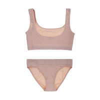 GALANTE Комплект:топ на широких лямках и трусы, р.46-48, 90%полиамид, 10%спандекс, бежевый, НБ25-18