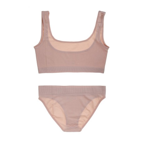 GALANTE Комплект:топ на широких лямках и трусы, р.46-48, 90%полиамид, 10%спандекс, бежевый, НБ25-18