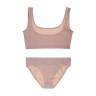 GALANTE Комплект:топ на широких лямках и трусы, р.46-48, 90%полиамид, 10%спандекс, бежевый, НБ25-18