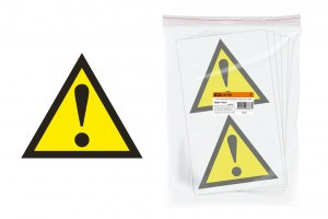 TDM знак 150х150мм "Внимание. Опасность" (10!) SQ0817-0030