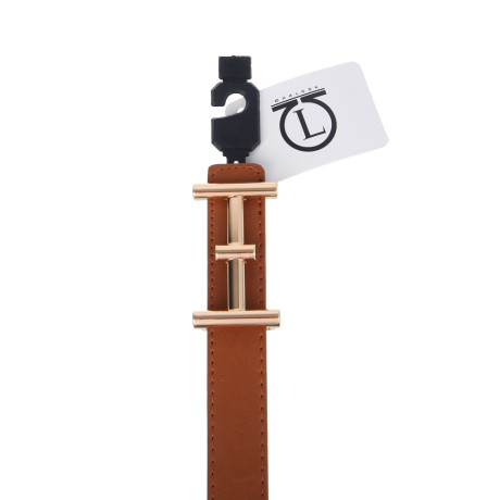 ЮL Ремень женский, ПУ, металл, ширина 2,3см, длина 95/105см, 2 цвета, РЖ25-01