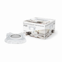 Gauss GY015 св-к встр. MR16 Квадрат гипс под покраску 100(80)x42 Белый