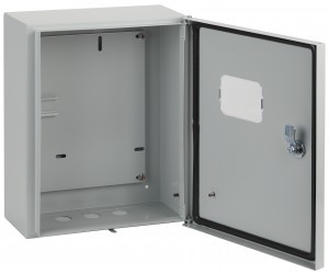 ЭРА щит (корпус) учета метал. ЩУ-3/1 навесной (395х310х150) (полн. компл.), окно, IP54