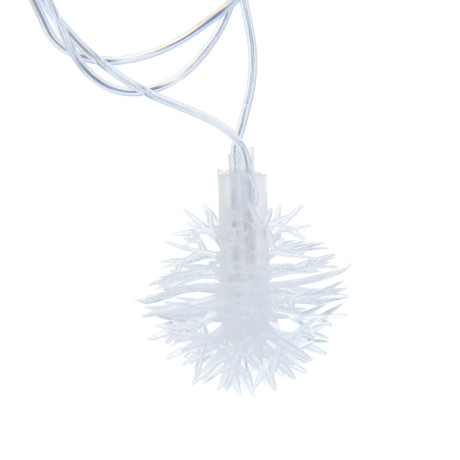 СНОУ БУМ Гирлянда эл. вьюн 4м, 20LED, белый, пост. свечение, ПВХ прозрачный, 220В