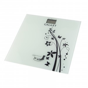 Весы напольные эл. Galaxy GL 4800 (стекло) 180кг дел.100гр, 26,8*27см, CR2032 в компл.