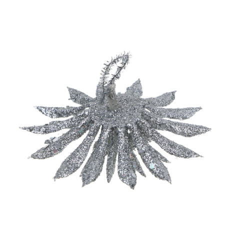 СНОУ БУМ Цветы на проволоке 8x8 см 3 шт