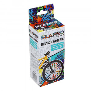SILAPRO Велокамера, 20х1.95/2.125, ниппель шредер, каучук