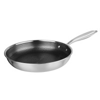 SATOSHI Савона Сковорода Triply 3-х слойная 28х5,3см, нерж.сталь 18/10, антиприг.покр. &quot;соты&quot;, инд