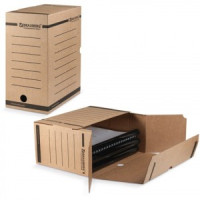 Лоток-коробка BRAUBERG 150 мм, бурый, на 1400л., 124849